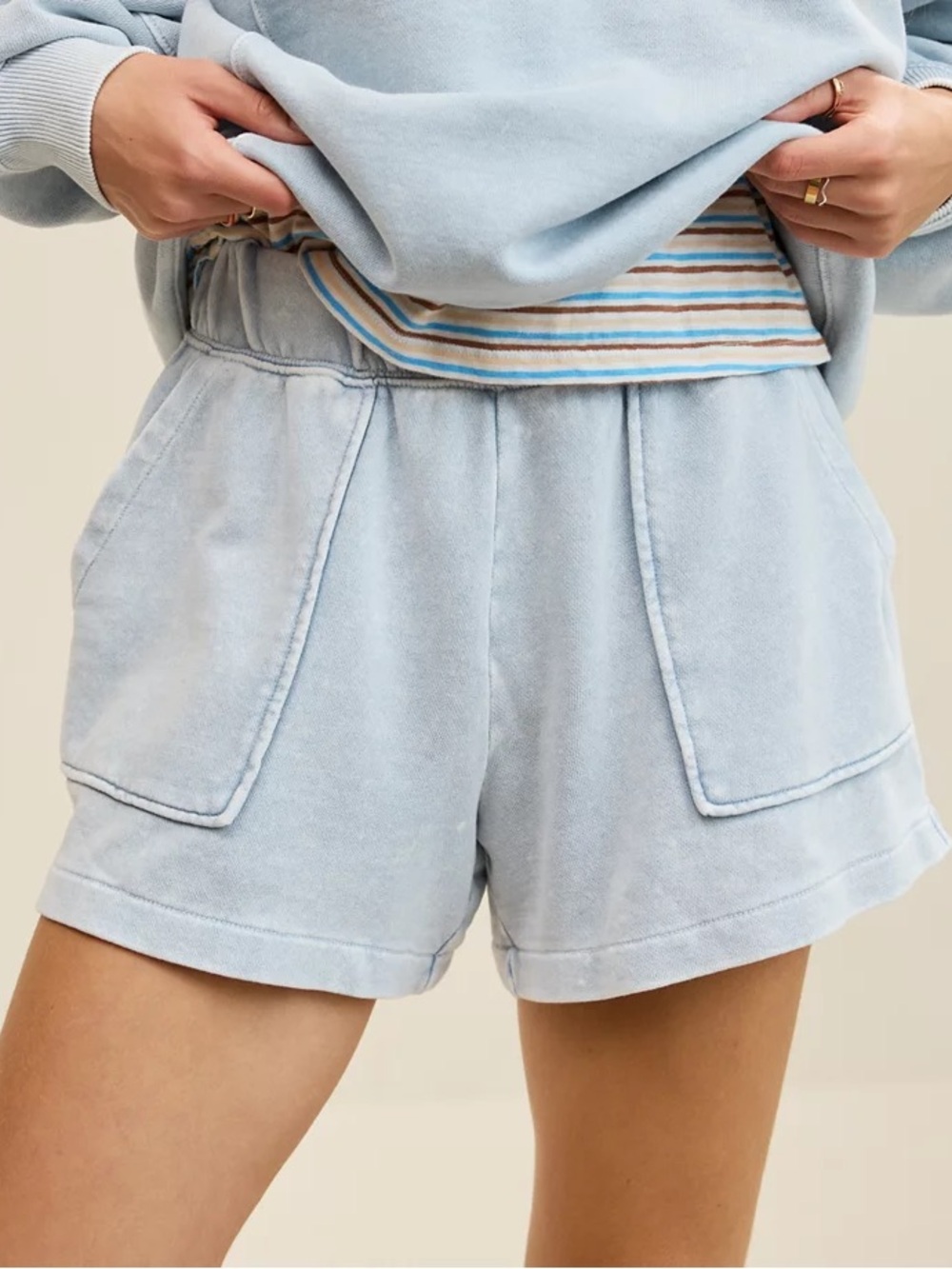 999. Aerie Go-To Fleece Short in Could Wash